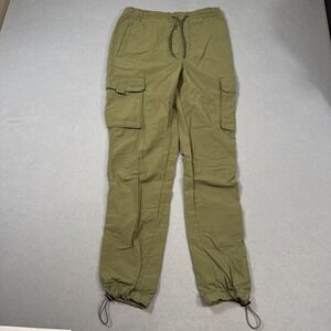 LCKR Mayday Utility Cargo Nylon Pants Military OG Green Drawstring Men's MEDIUM